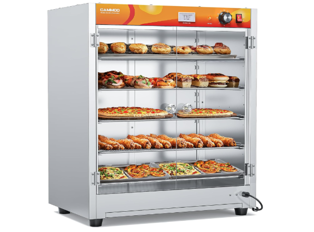 CAMMOO 133Qt 5-Tier 900W Commercial Food Warmer