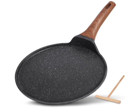 ESLITE LIFE 9.5 Inch Crepe Pan with Spreader