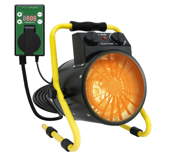 COOS BAY 1500W Outdoor Space Heater with Thermostat