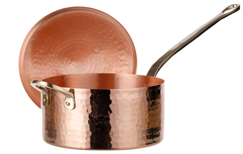 DEMMEX 1mm Thick Hammered Unlined Uncoated Solid Copper