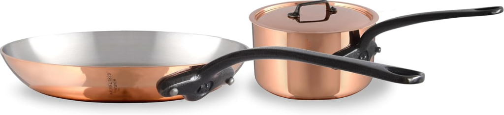 Mauviel M'Heritage 150 CI 1.5mm Polished Copper & Stainless Steel