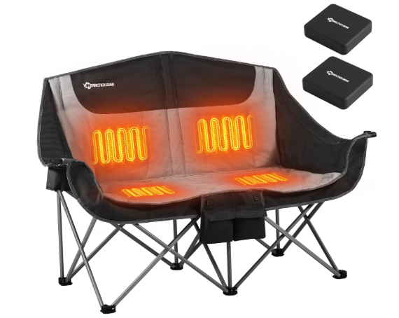 ANTARCTICA GEAR Heated Double Camping Chair