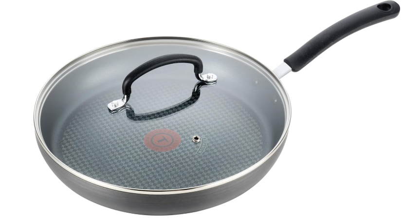 T-Fal Ultimate Hard Anodized Nonstick Fry Pan With Lid