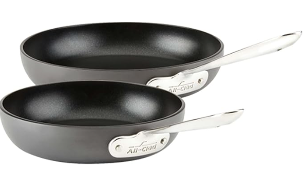 All-Clad HA1 Hard Anodized Non Stick Fry Pan Set