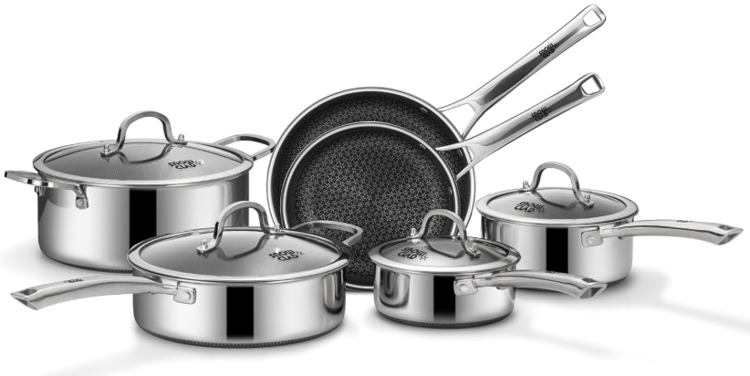 SNOWCLAD Pots and Pans Set Non Stick