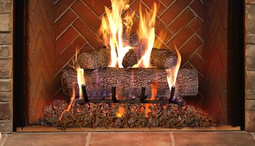 best gas fireplace logs