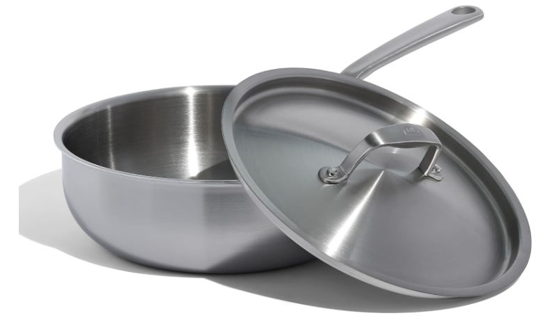 Made In Cookware - 3 Quart Stainless Steel Saucier Pan