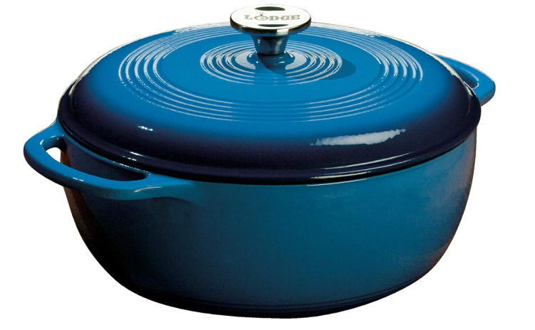 Lodge 6 Quart Enameled Cast Iron Dutch Oven