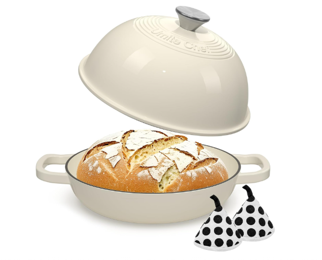 Enameled Round Cast Iron Bread Oven