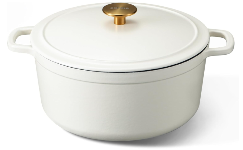 CAROTE 5QT Enameled Cast Iron Dutch Oven