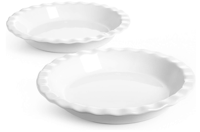 LE TAUCI Ceramic Pie Pans for Baking
