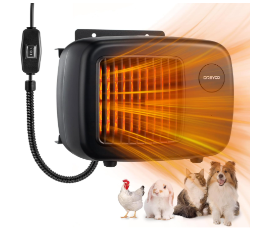 Dreyoo 600/300W Dog House Heater with Thermostat
