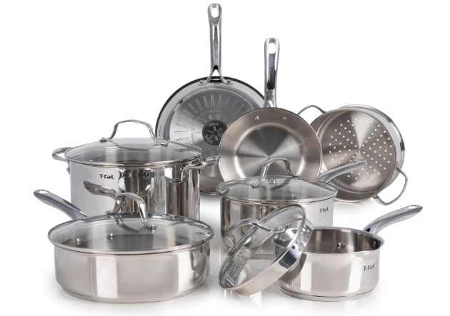 T-fal Stainless Steel Cookware Set
