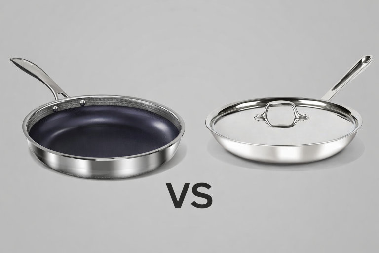 ceramic vs stainless steel pan