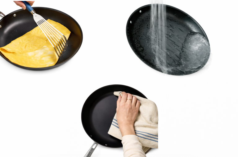 Cleaning and Maintaining a Carbon Steel Pan