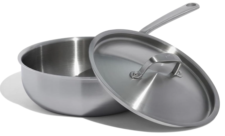 Made In Cookware - 3 Quart Stainless Steel Saucier Pan