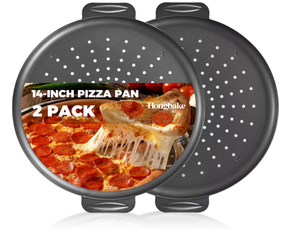 HONGBAKE 2 Pack Pizza Pan