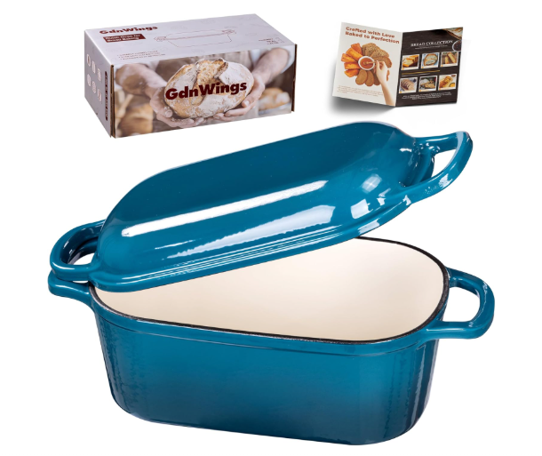GdnWings 4.6 Quart Dutch Oven for Sourdough Bread Baking