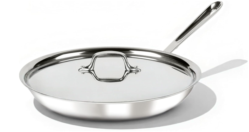 All Clad- D3 12-inch Stainless Steel Frying Pan