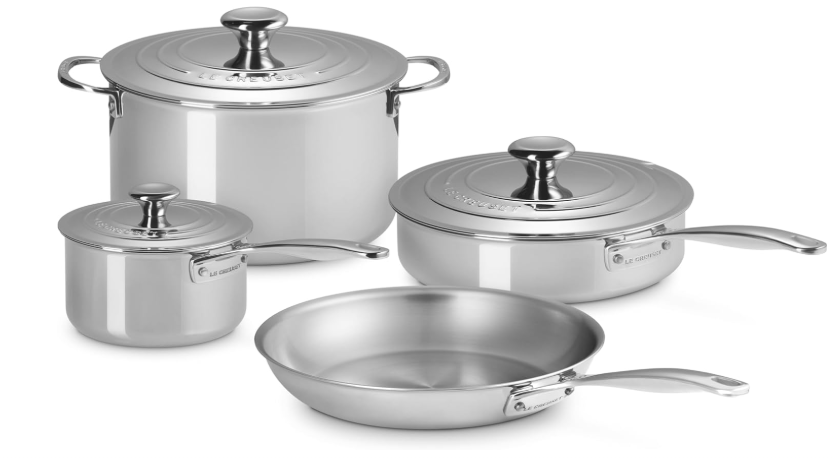 Le Creuset 7 Piece Set - Stainless Steel