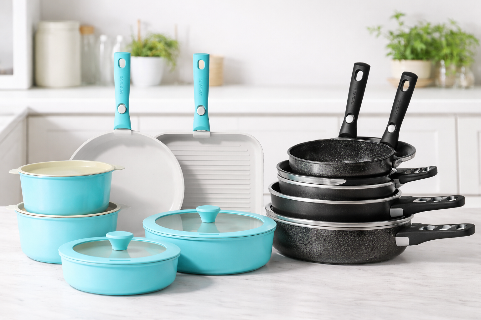 cooking pan with detachable handle