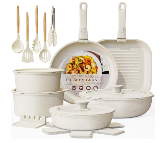 Non Stick Ceramic Cookware Set