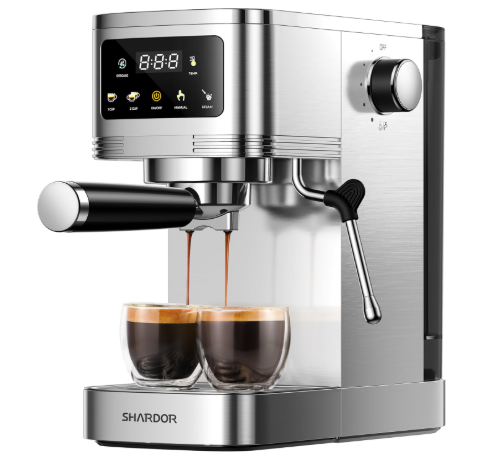 SHARDOR Espresso Machine 20 Bar, Professional Espresso Machine with Milk Frother