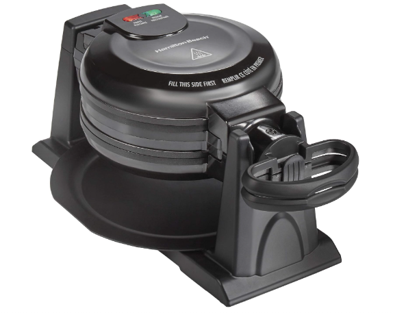 Hamilton Beach Double Flip Belgian Waffle Maker