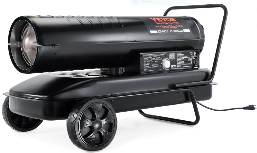 VEVOR Kerosene Forced Air Heater