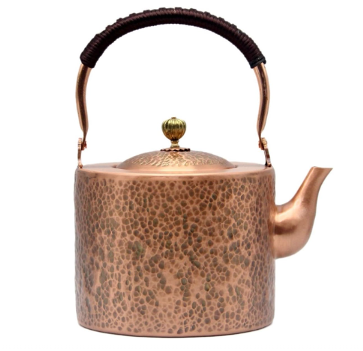 YJX pure copper teapot for loose leaf tea