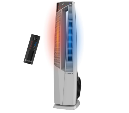 Lasko 38" DUO Comfort Tower Fan Space Heater