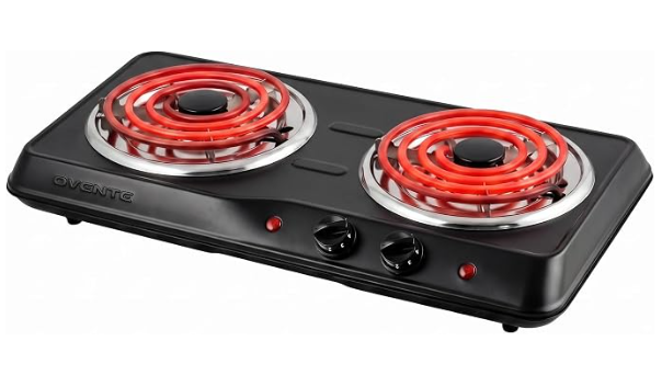 OVENTE Electric Double Burner