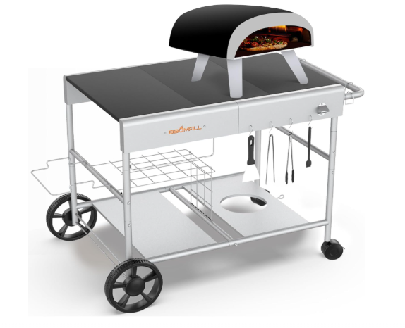 
BBQMall Pizza Oven Table for Ooni
