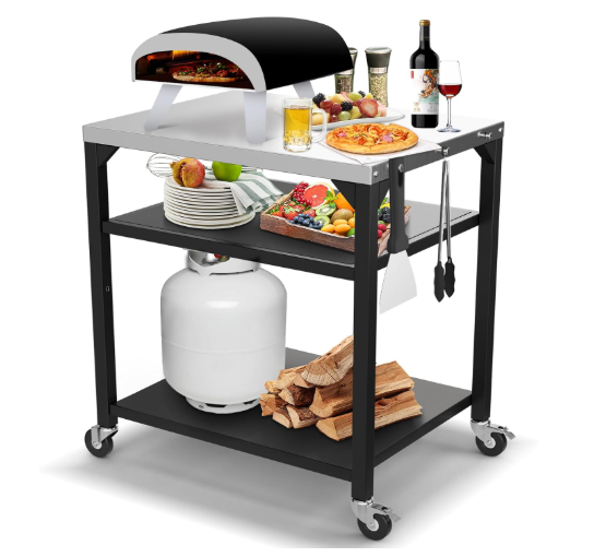 BBQMall Pizza Oven Table