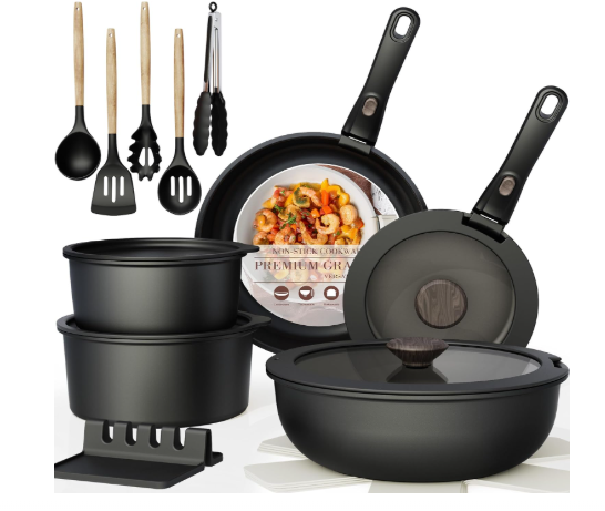 Astercook 21 Piece Cookware Set
